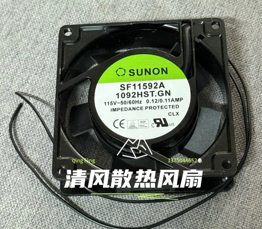 

SUNON SF11592A 1092HST.GN AC 115 В 0,12 А 90x90x25 мм 2-проводной вентилятор охлаждения корпуса