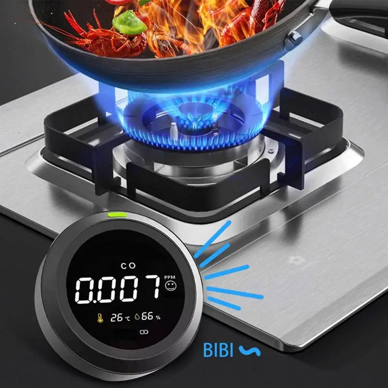 Детектор монооксида углерода со звуковой сигнализацией