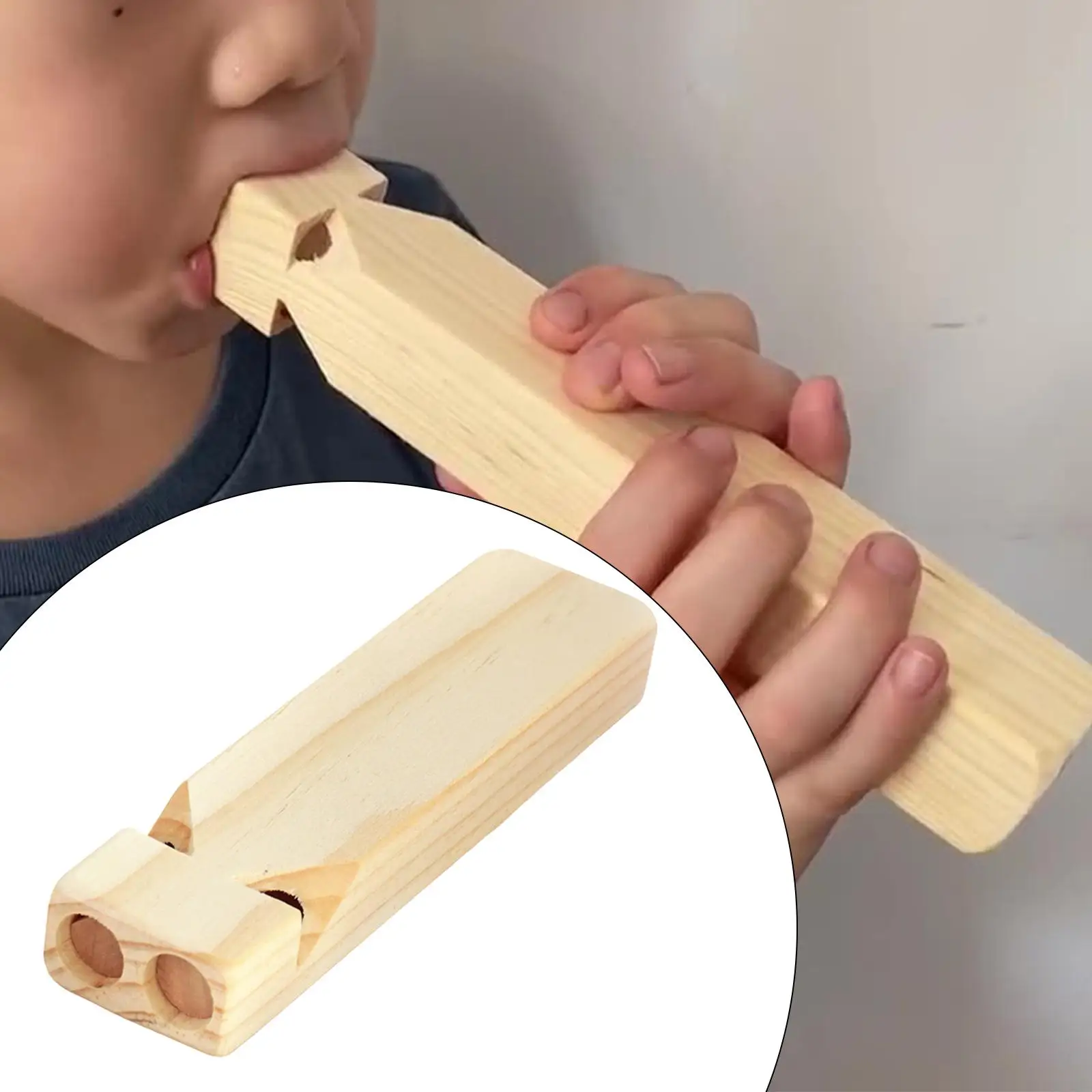 Wooden Whistle Kids Gift Funny Teaching Aid Musical Instrument Accessories Orff Musical Instrument Kids Wooden Train Whistle Toy