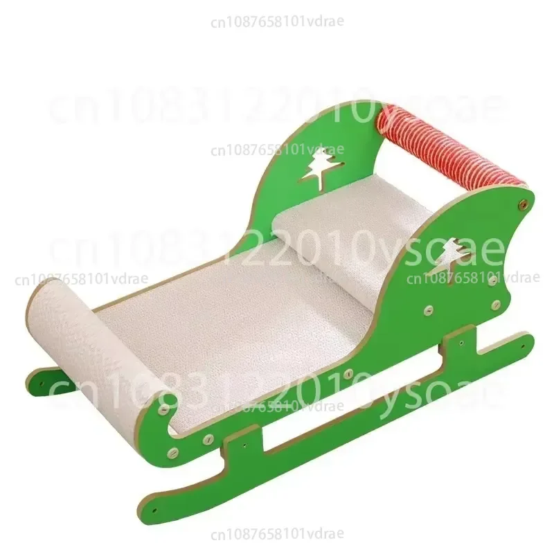 Christmas Cat Scratching Board Sword Hemp Ball Recliner Integrated Wear-resistant Cat Nest