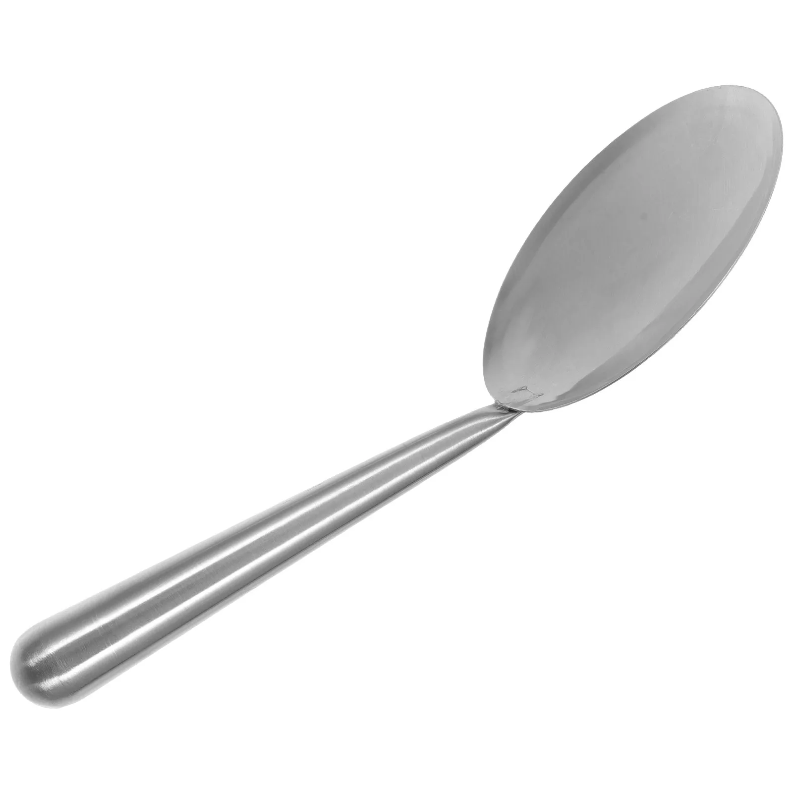 Stainless Steel Tofu Brain Scoop Ergonomic Flat Bottom Kitchen Serving Spoon for Rice Jelly Bean Curd Desserts Asian Cookware