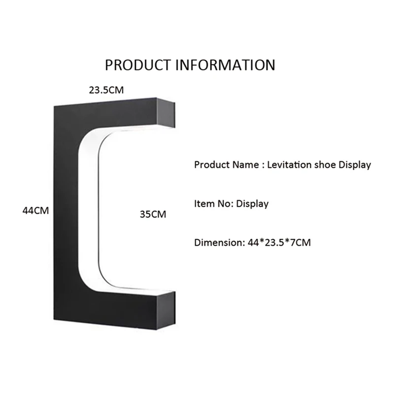 Imagem -04 - Levitação Magnética Flutuante Shoe Display Stand Sneaker Stand Móveis para Casa Armazém da ue e dos Eua Transporte Rápido