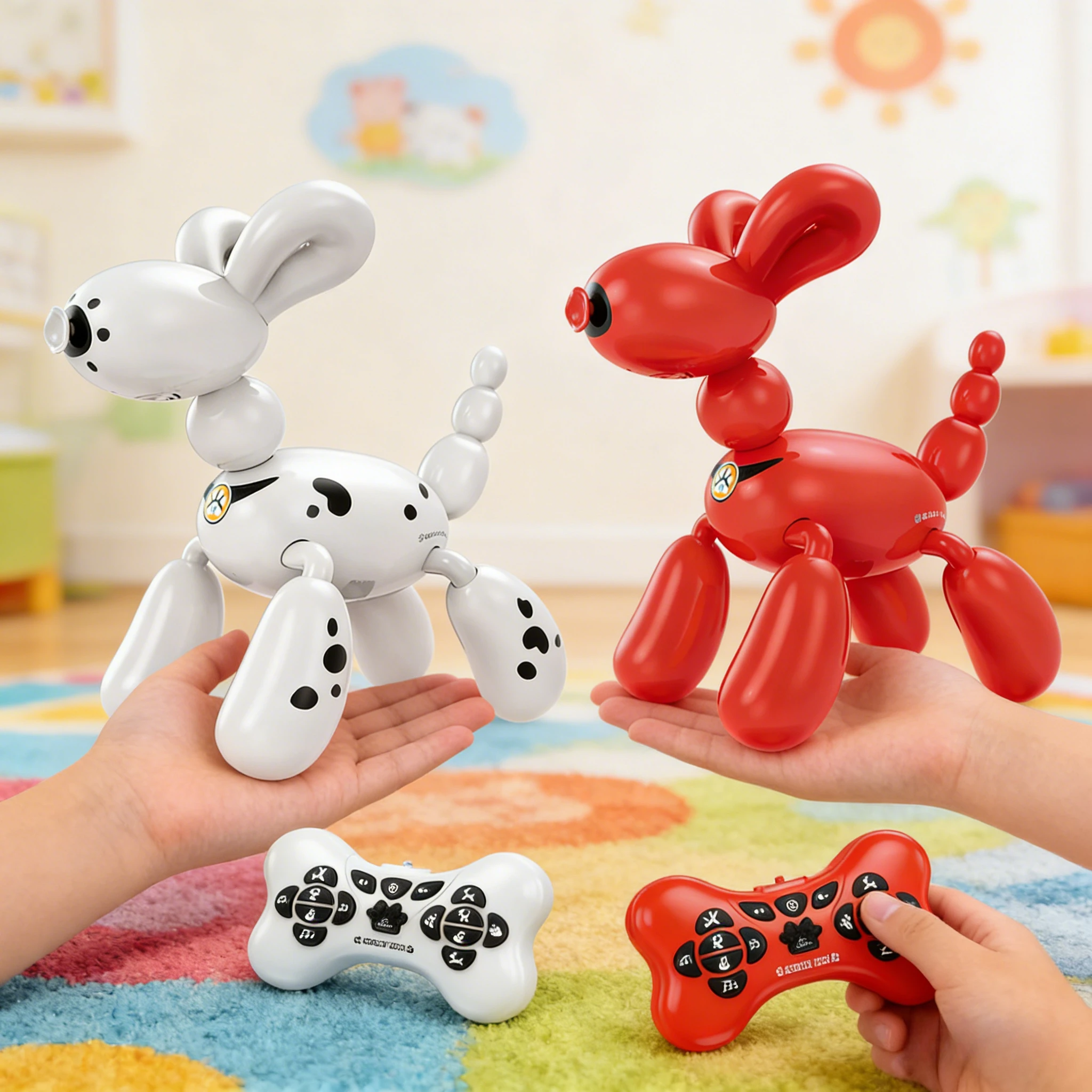 Giocattolo per cani con palloncino telecomandato intelligente per bambini, ragazzi e ragazze - Giocattolo elettronico per animali domestici che canta e balla interattivo
