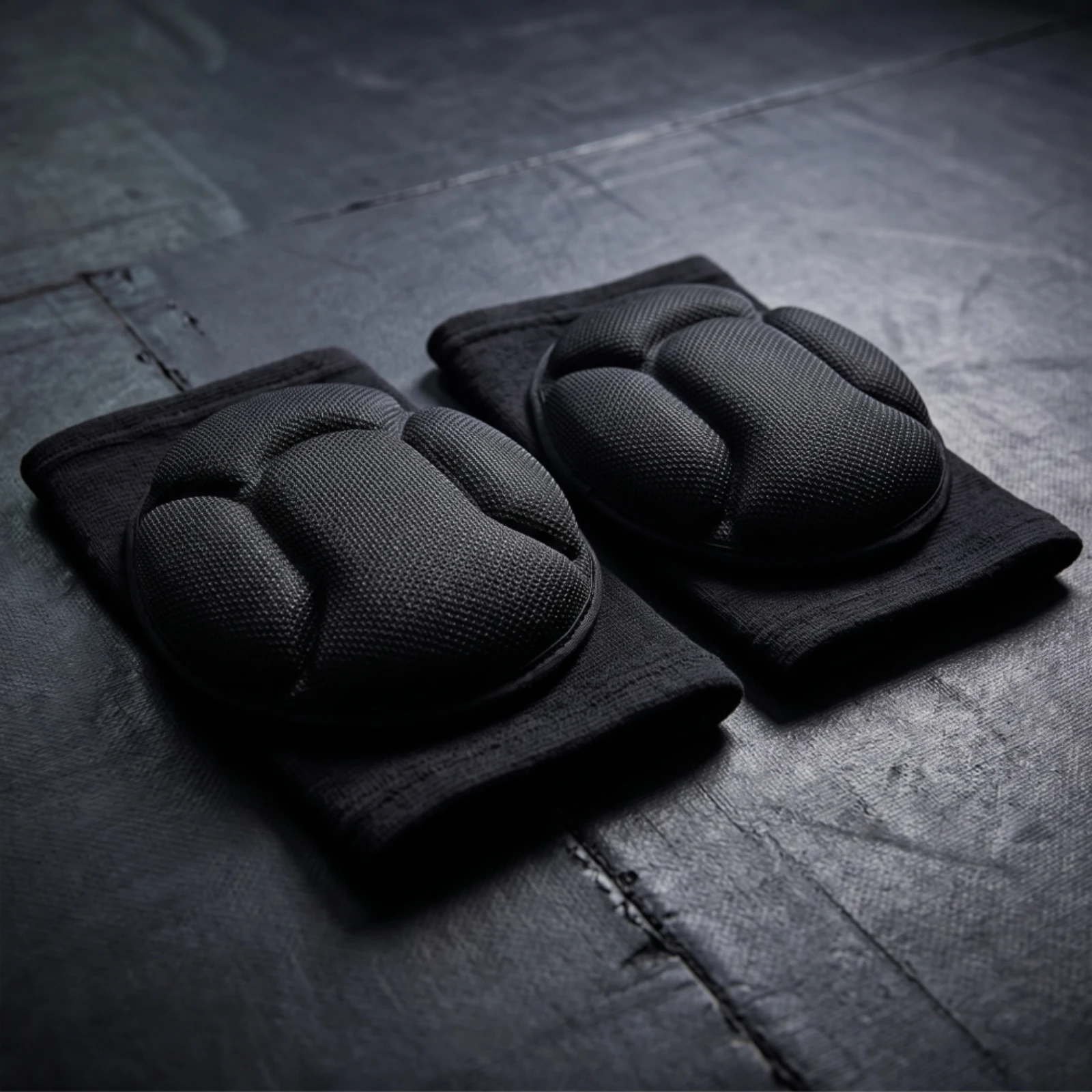 Knee Pads Padded Knee Pads with Safeguarding Cushion Gear Thick Elastic for Wrestlers, Wrestling, Combat Arts