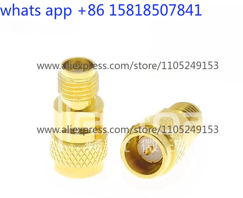 QSMA to SMA Test Quick Plug Adapter RF Connector, Super Premium Adapter Stainless Steel DC-18G