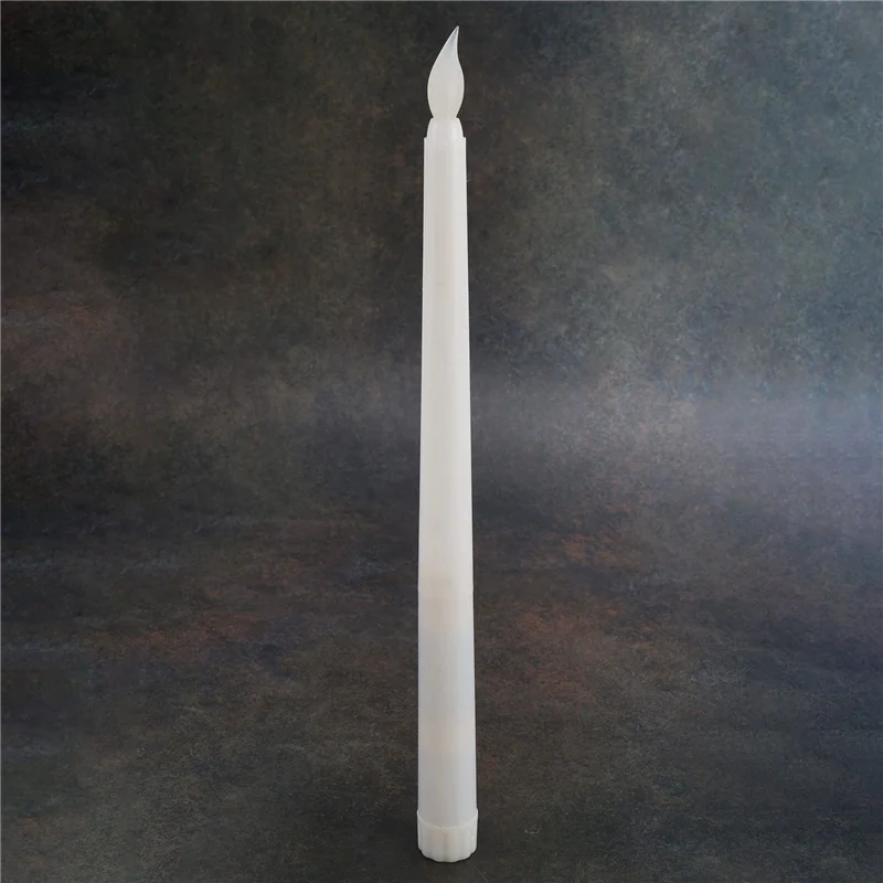 

B03C-18Pcs LED Taper Candle For Dinner, Flickering Flameless Tapered Battery Operated Table Settings Weddings Birthday