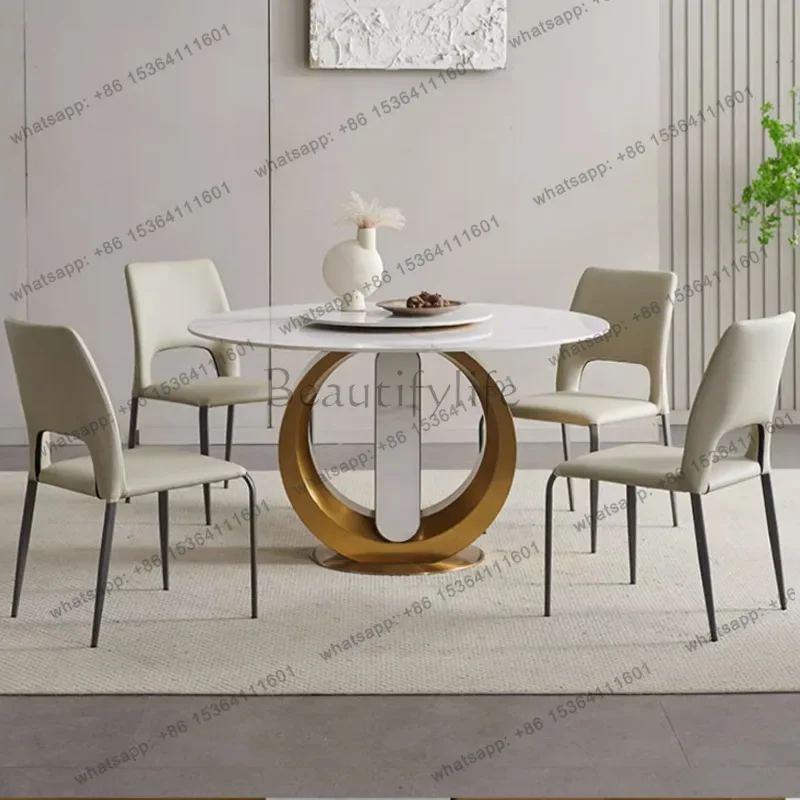 

FGWork Kitchen Dining Tables Coffee Creativity Hotel Modern Dining Tables Simple Metal Furniture Tavola