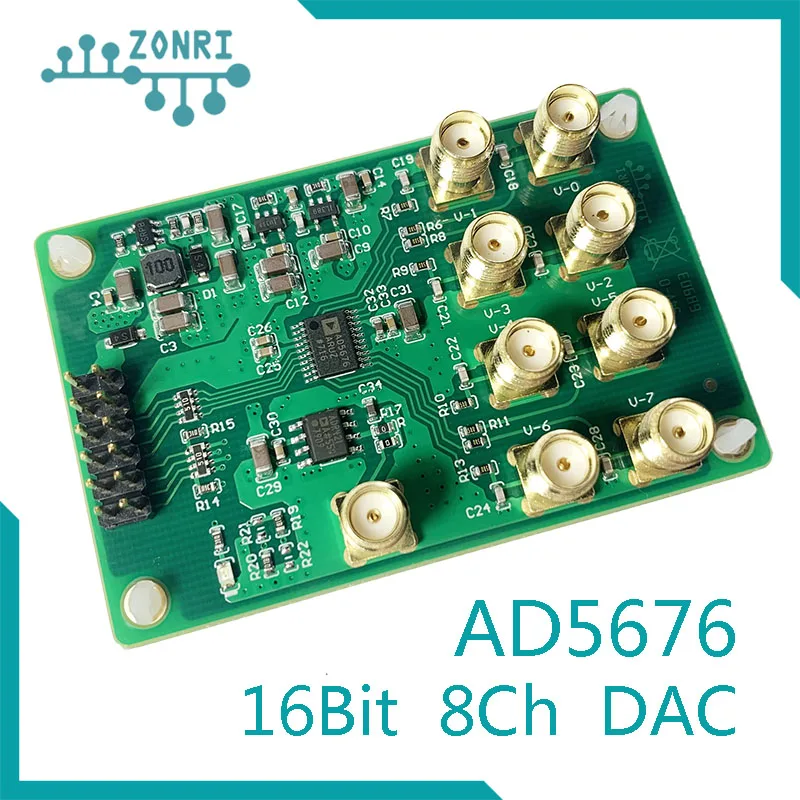 AD5676 16Bit 8ch Channel DAC Module