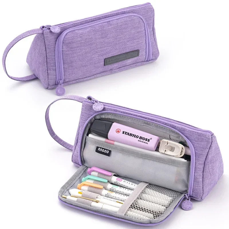 Gel Pens Pencil Case Child Stationary Pen Pencil Storage Bag Pen Bag Multi Layer Large Capacity Cosmetic Travel Storage Bag