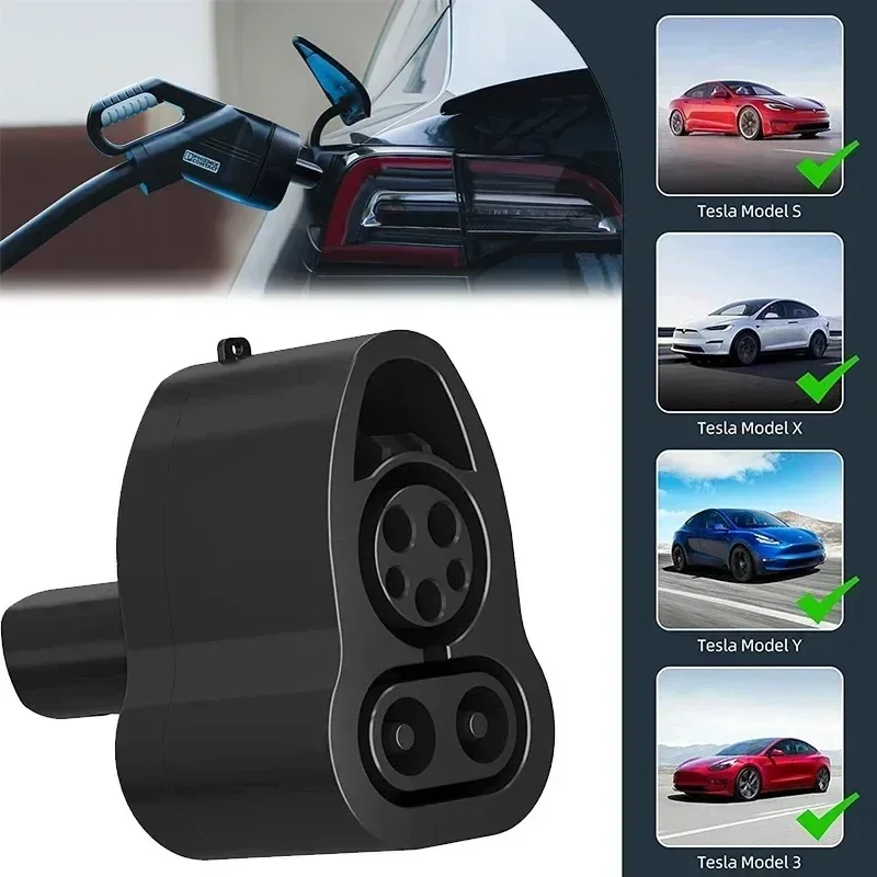 For Tesla Model 3/X/Y/S EV Charger DC Adapter CCS1 To Tesla 250KW Electric Vehicle Convertor Charging Station COMBO Converter