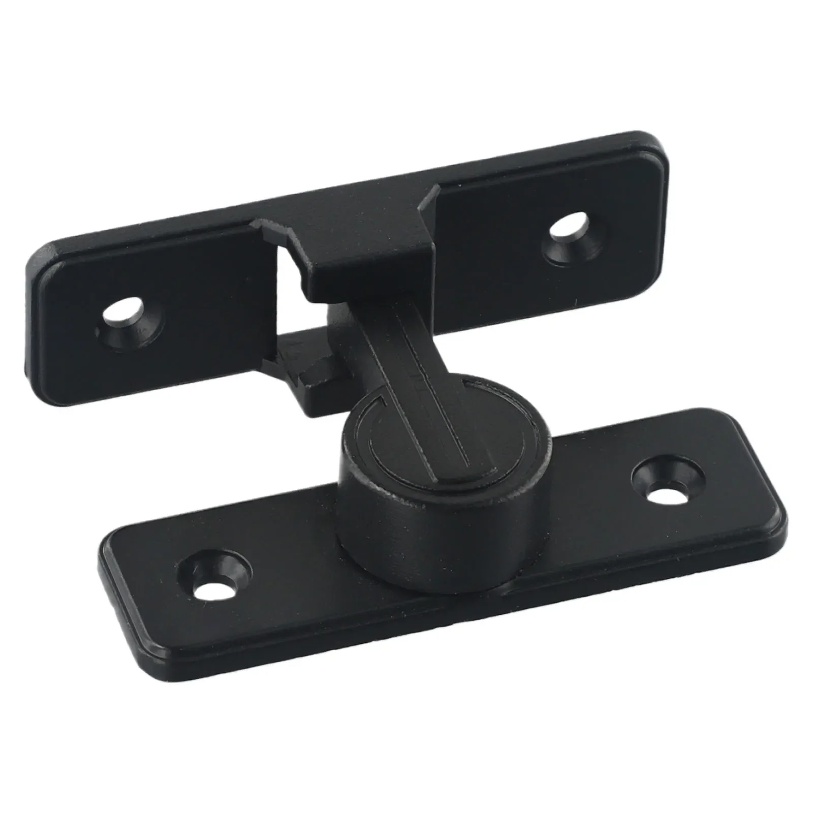 Barn Door Lock Gate Latch Assembly Black Fitting Heavy Duty Part Replacement Sliding Tool Zinc Alloy Accessory