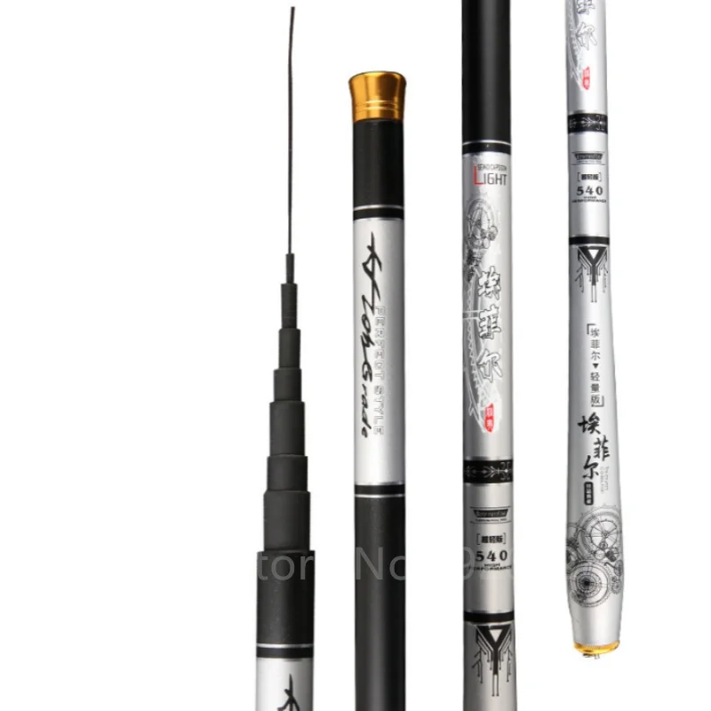 الكارب الصيد رود تيار قصبة صيد خشبية اليد خفيفة للغاية سوبر الصلب الصيد العصي Canne Vara دي Pesca 2.7 متر-7.2 متر معدات صيد الأسماك #3