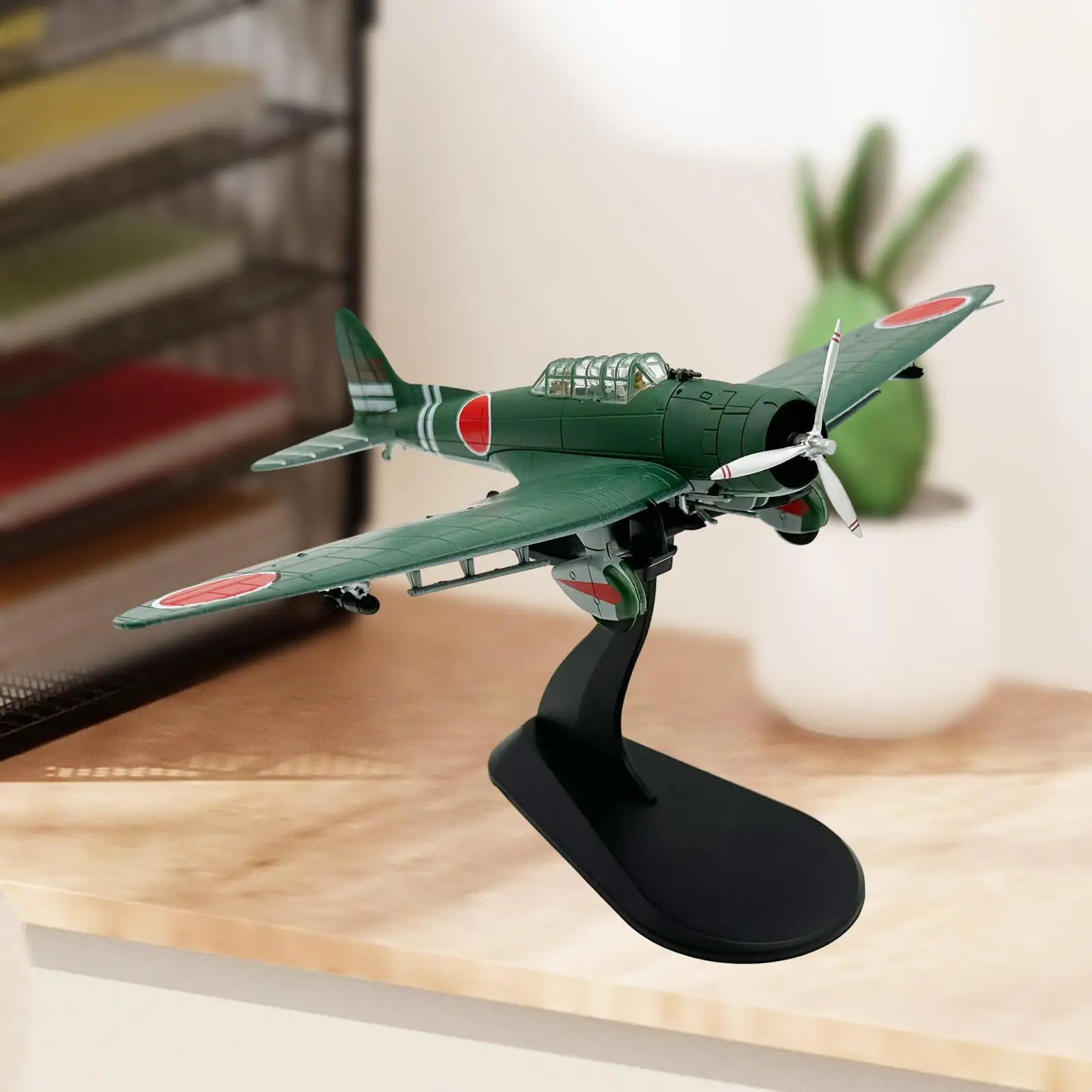 1/72 Naval Aircraft Diecast Alloy Fighter Kids Toys Airplane with Stand Plane Model for Shelf Home Bedroom Decorations