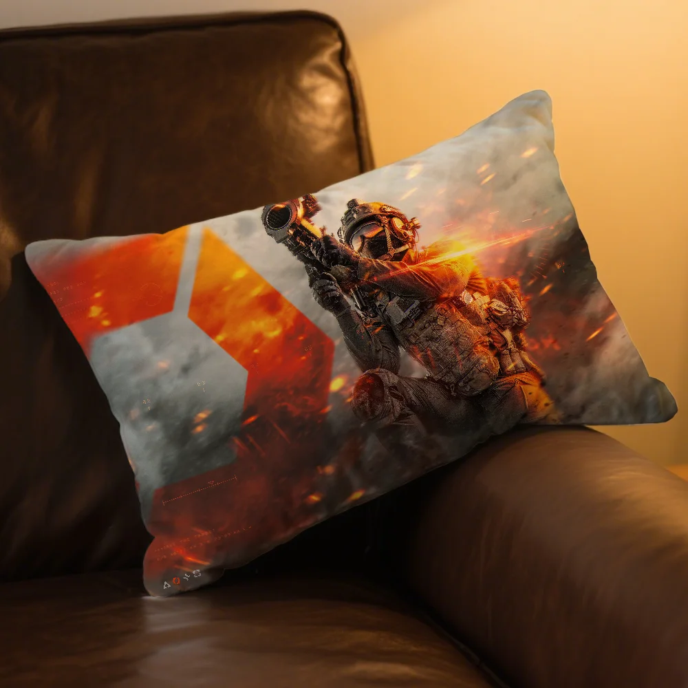 Battlefield 6 Neuer Spiel-Kissenbezug Rechteckiger Kissenbezug Bedruckt Nachttisch Sofa Zimmer Heimdekoration Kissenhülle – Detail 6