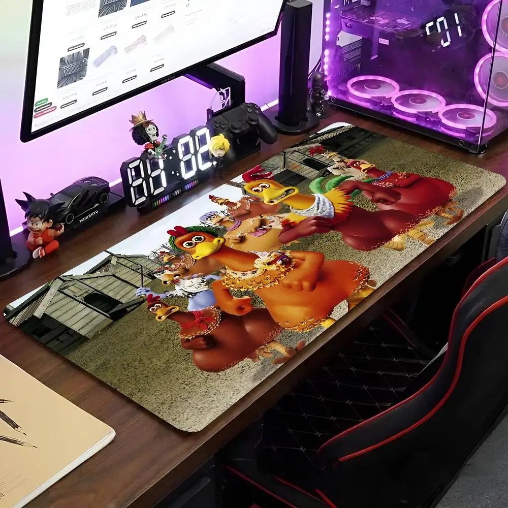 Chicken Run Mousepad Non-slip Suitable For Office Computers Laptops E-sports Game Desk Mats XXL Keyboard