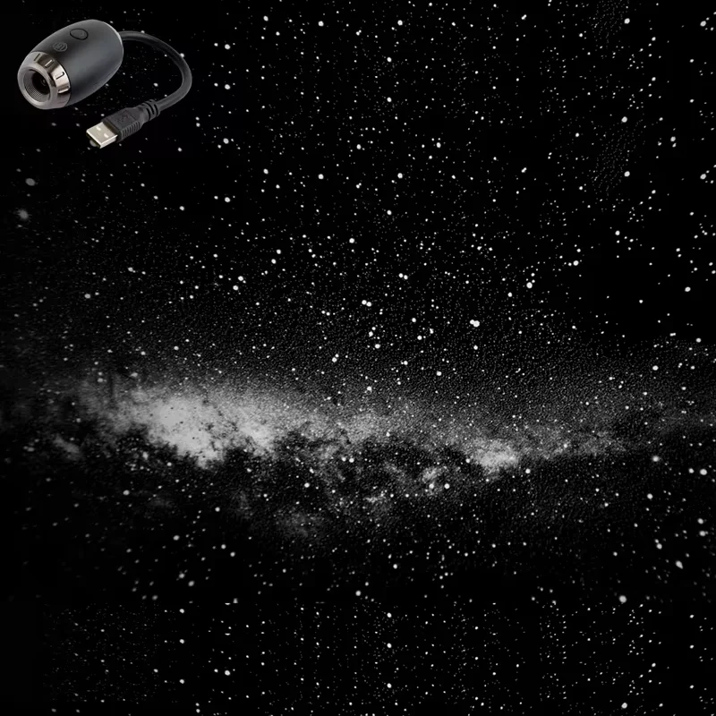 USB Auto Sfeerprojector Licht Auto-interieur Omgevingslicht LED Sterrenlicht Feestdecoratie Romantisch Saturnus Galaxy Licht