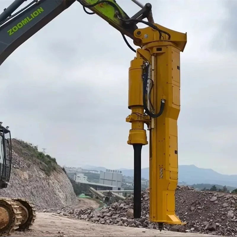 Drilling Mast PD130 Integrated Hydraulic Drilling and Splitting Machine Excavator Attached Drill