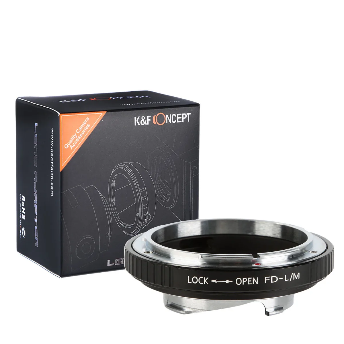 K&F Concept FD-LM for Canon FD Mount Lens to Leica M Mount Camera typ240,M-P typ240,M10,Ricoh GXR  Lens Adapter