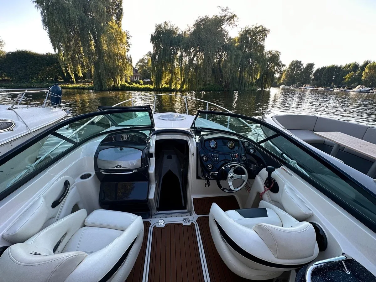 Non-Slip EVA Faux Teak Marine Mat Self-Adhesive 6mm Yacht Cockpit Pad for 2012-2017 Monterey 264 FSC Boat Decking Easy Install