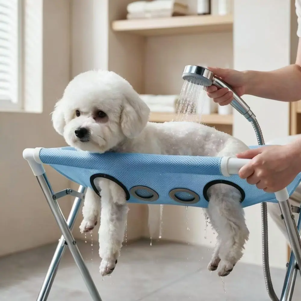 Cat Dog Grooming Hammock Bag Portable Bathing Trimming Nails Assistant Helper For Small Pets Stable Hanging Sling