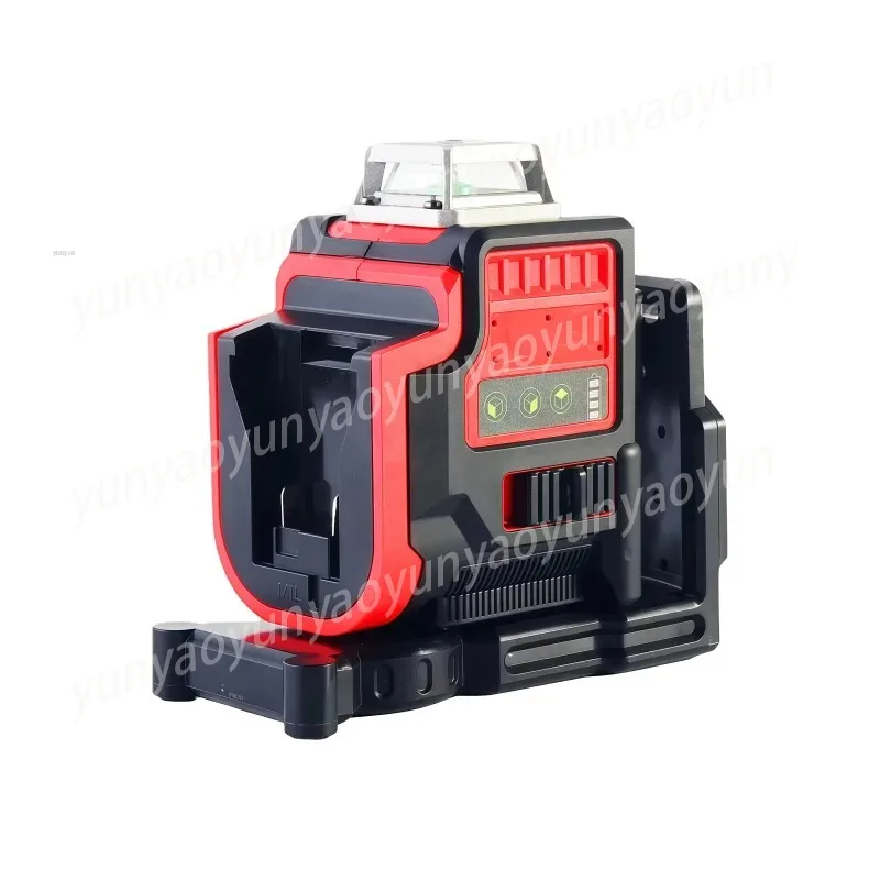 For 12-Line 3D Laser Level, Self-Leveling Green Beam Horizontal Vertical Light Meter Tool