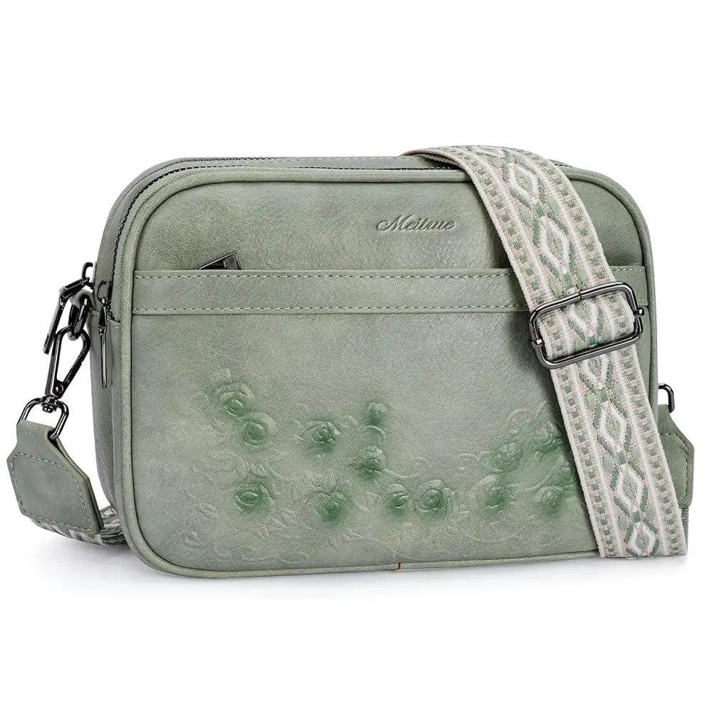 

Женская сумка-кроссбоди из веганской кожи, маленькая сумка через плечо с регулируемым ремнем, несколько карманов, сумка на плечо.