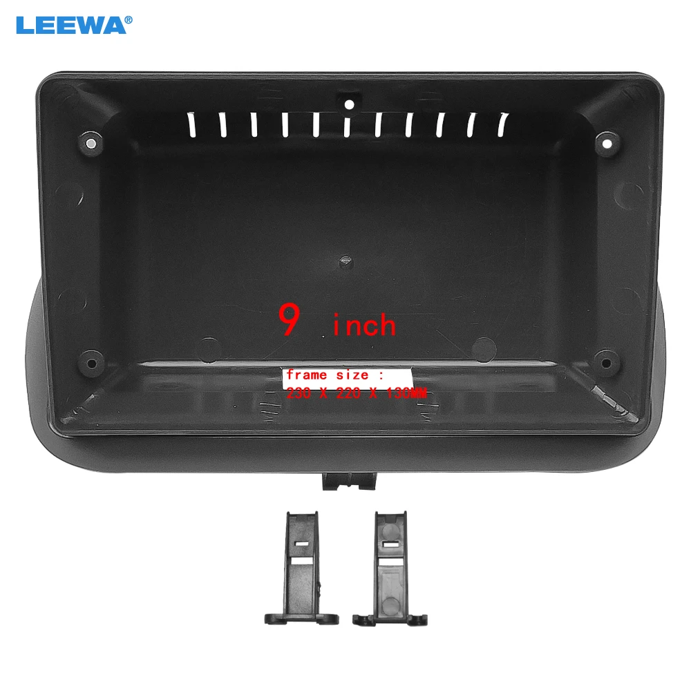 

LEEWA Car Audio 9" Big Screen Dash Fascia Panel Frame Kit Adapter For Toyota Corolla (RHD,1995-1999) Radio Dash Frame #CA4716