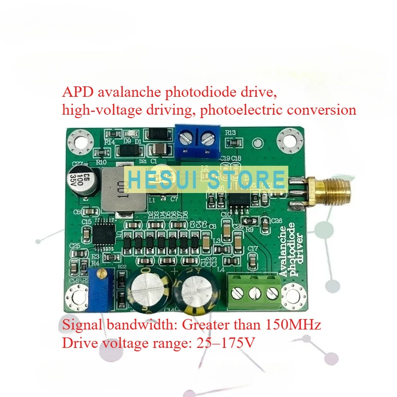 Photoelectric IV conversion amplifier module APD avalanche photodiode driving photoelectric signal current transfer voltage