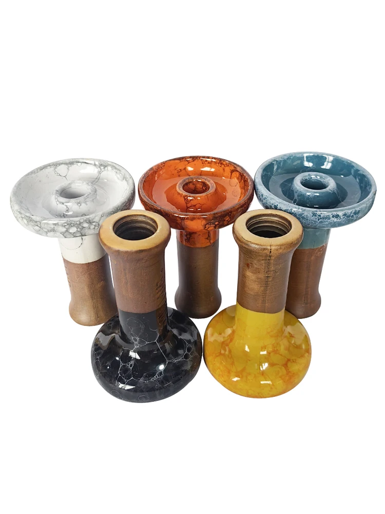 Hand Made Hookah Ceramic Bowls Chicha Hookah Tobacco Bowl Nargile Sheesha Narguile Chicha Cachimbas Smoking Shisha Ac