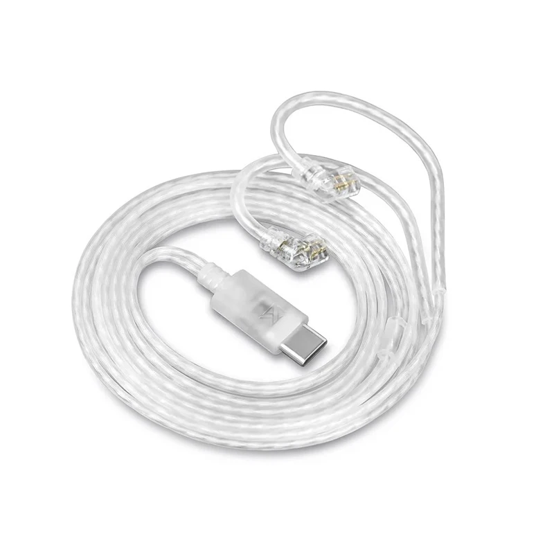 KZ سماعة الحبل 2pin كابل الفضة مطلي كابل نوع C ترقية كابل سماعة سلك الأصلي استبدال ZS10 برو X سلك سماعة الرأس