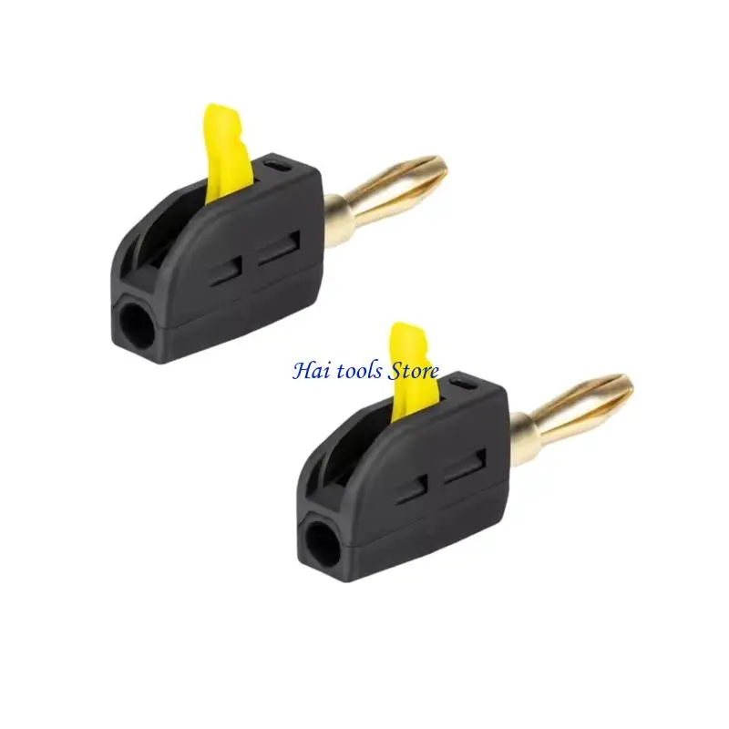X37E 32A High Current Banana Plugs Gold Plated Solderless Quick Terminals