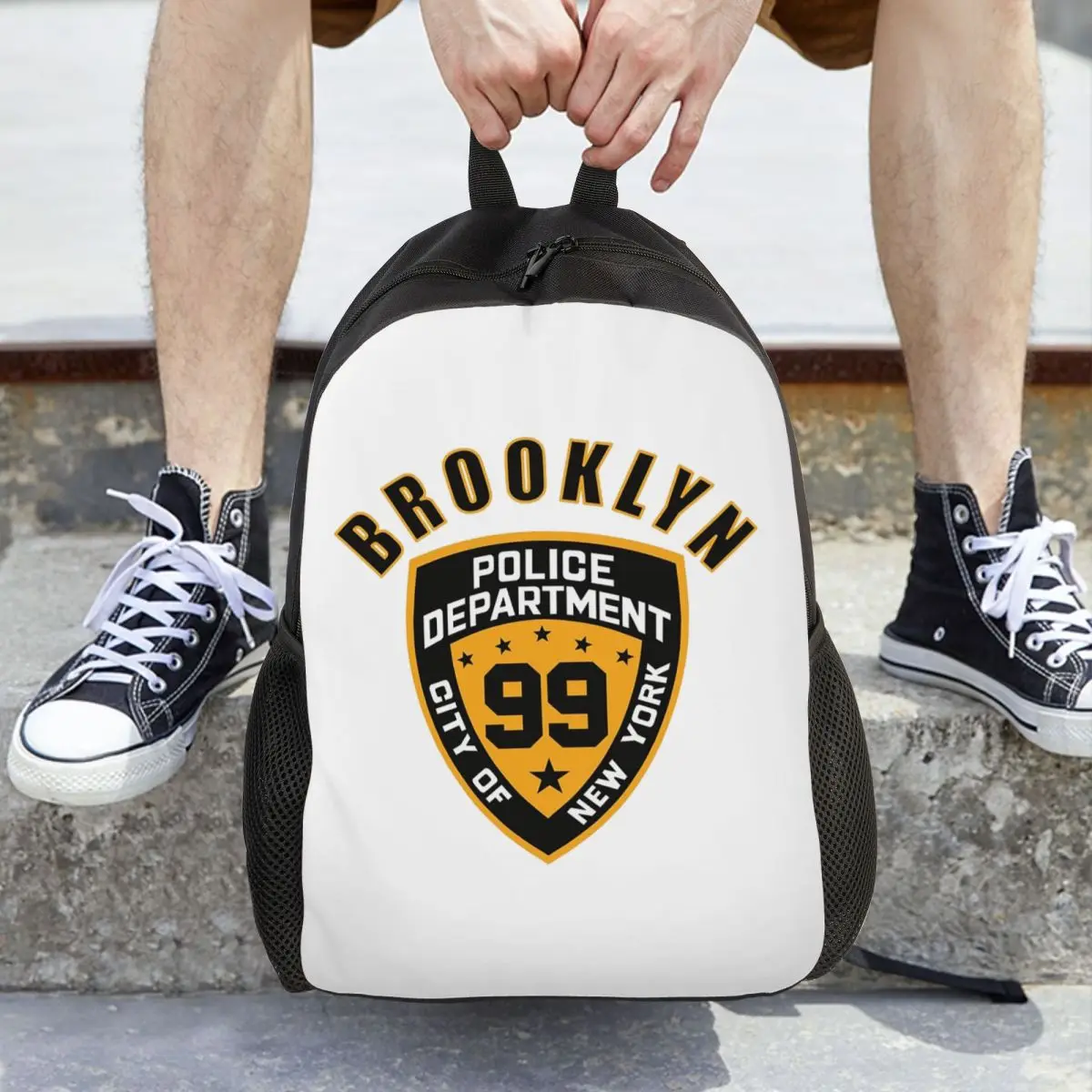 brooklyn-nine-nine-99th-precinct-mug-mochila-mochila-grande-capacidade-criancas-bookbag-bolsa-escolar-bolsas-de-ombro-para-homens-mulheres