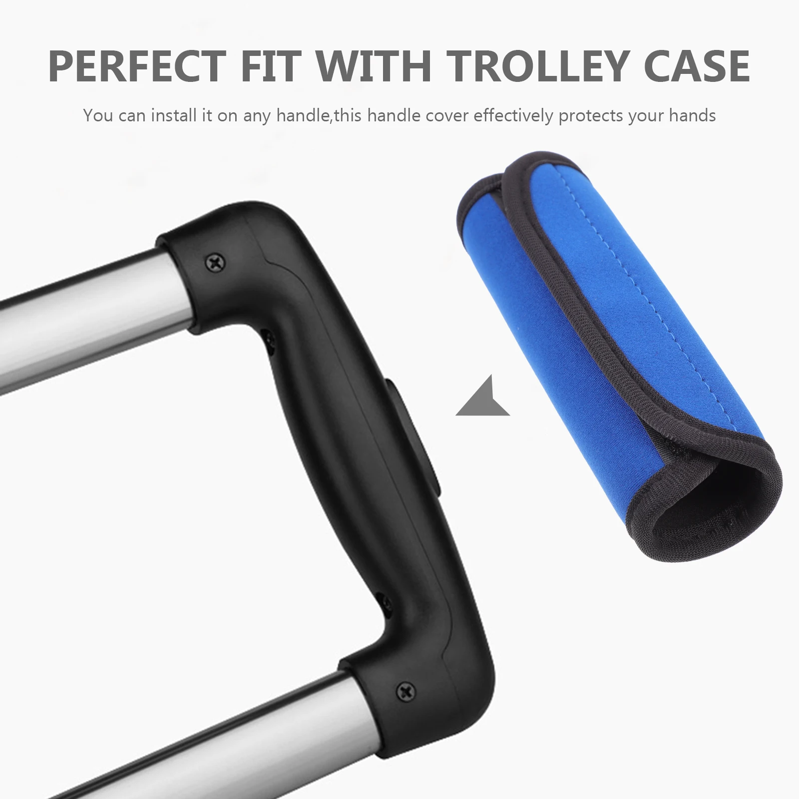

Suitcase Handle Sleeve Neoprene Handle Sleeve Luggage Handle Wrap Neoprene Handle Cover Suitcase Accessory
