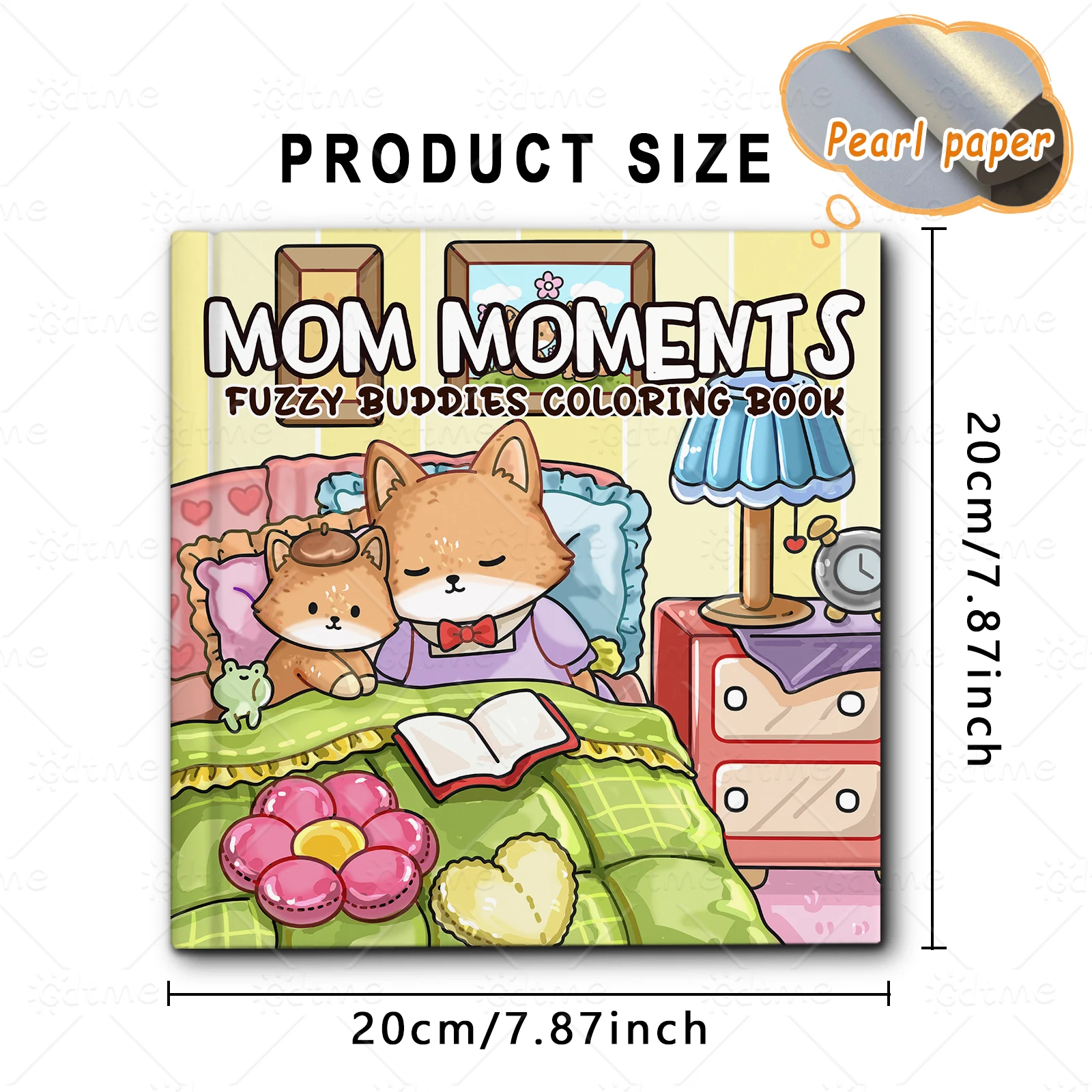 MOM MOMENTS Bold-easy Patterns Coloring Book for Adults Cute Drawing Book Perfect Gift for Party and Birthday