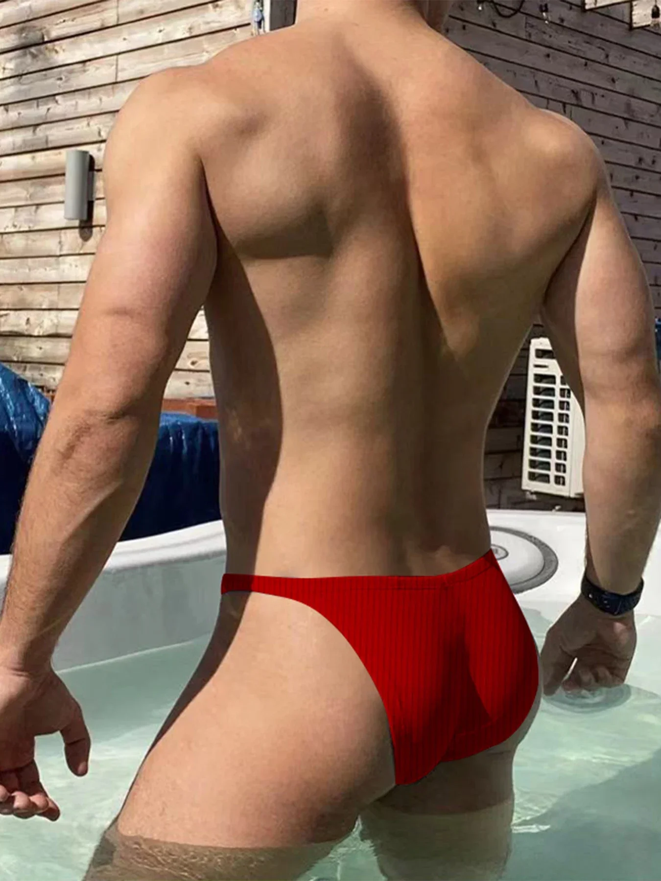 Sexy Bikini Low Waist High Fork Small Triangle Thread Cotton Breathable Solid Color Youth Sports Fitness Underwear