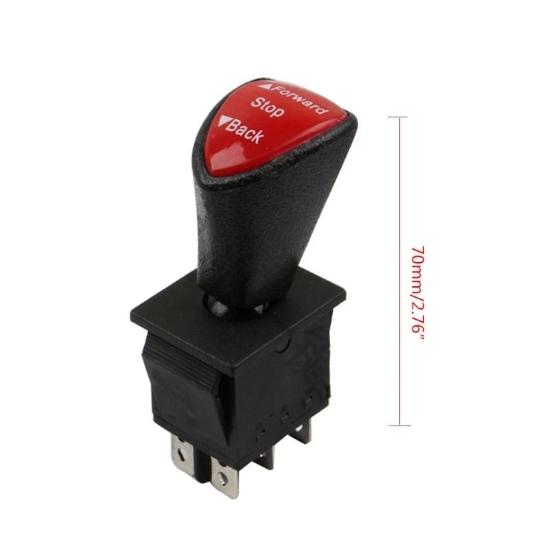 G92C Forward-Stop-Back DPDT 6Pin Travamento Slide KCD4-604-6P