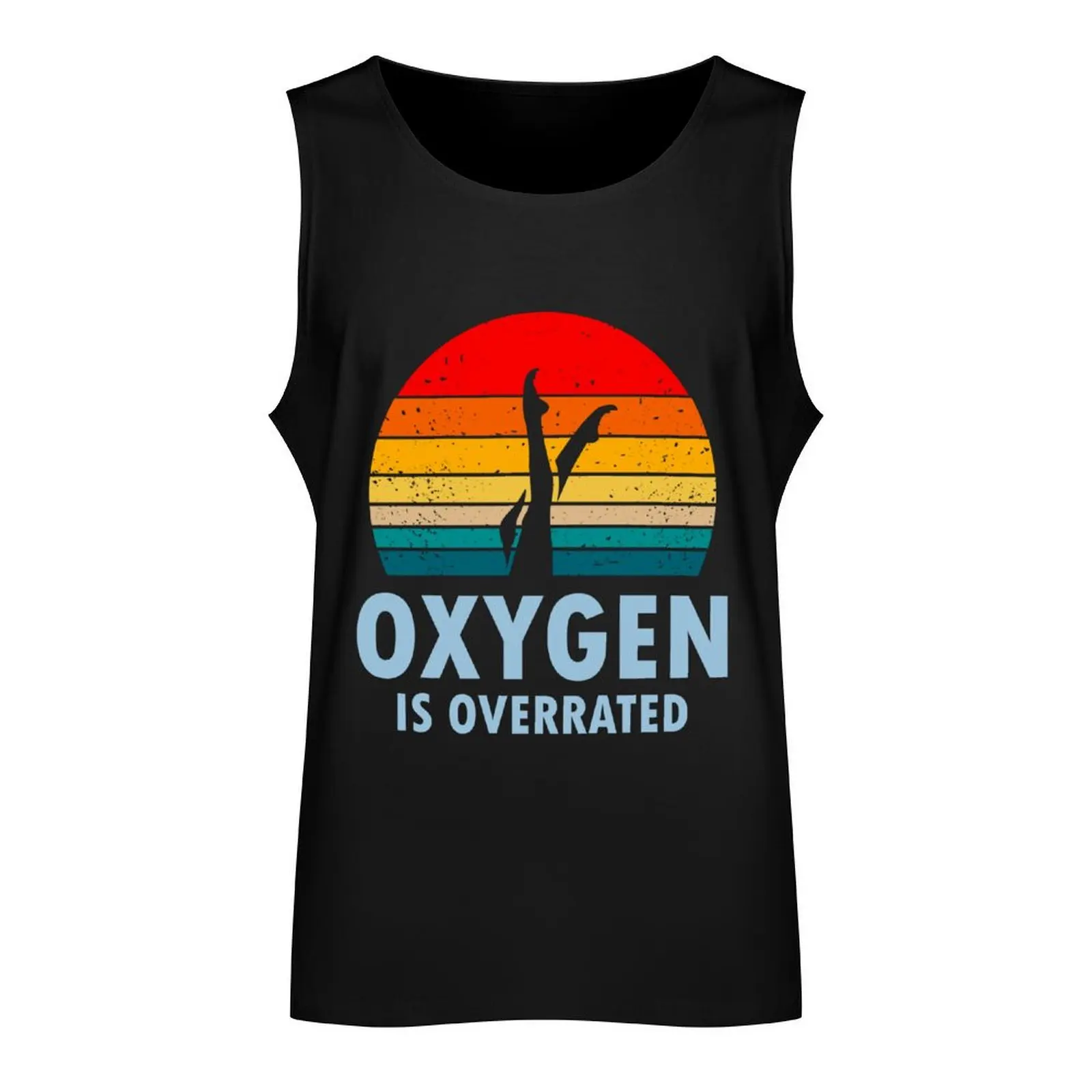 Synchronized Swimmer Oxygen is Overrated Tank Top Men's clothing brands Vests Men's t-shirt