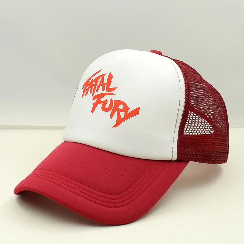 KOF-Casquette de Baseball Cosplay Fatal Fury Terry Bogard, Chapeau Ajustable, Cadeau de dehors, Accessoire Boxer