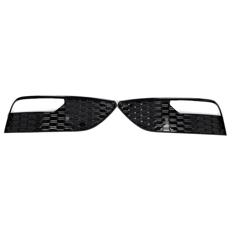 

2 Pieces Auto Front Bumper Fog Light Grill Trim Covers 8V3807681 8V3807682 For A3 2012-2016 Replacement Parts Accessories