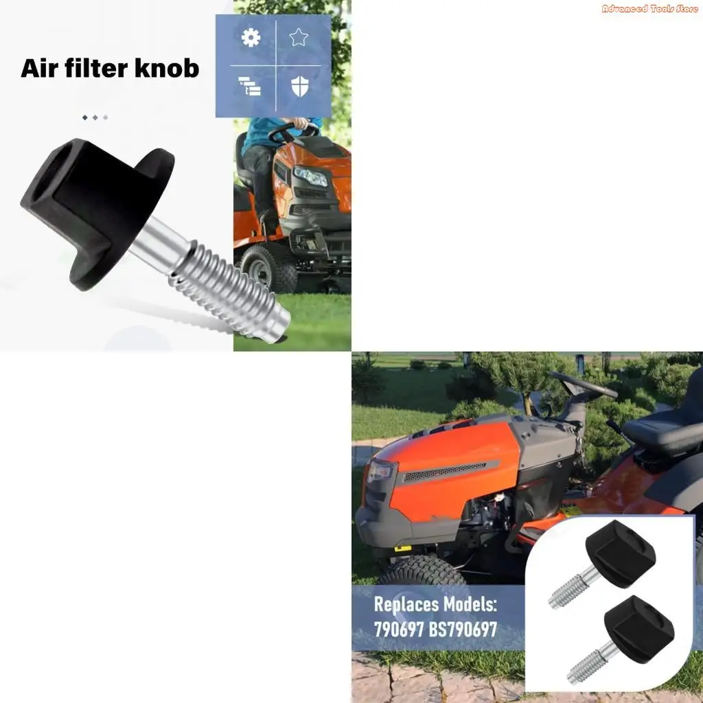 Pack of 2 Air Filter Knobs Replacement Parts for 44S977 407000 40H000 40G000 Engines Model YTH2348 BS790697 W91B