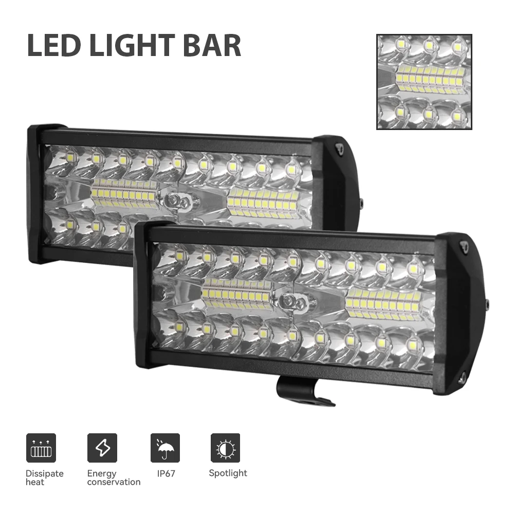 LED Bar Offroad Spot Flood Combo for Truck Car SUV Boat Moto Forklift Light Bar/Work Light LED Headlights