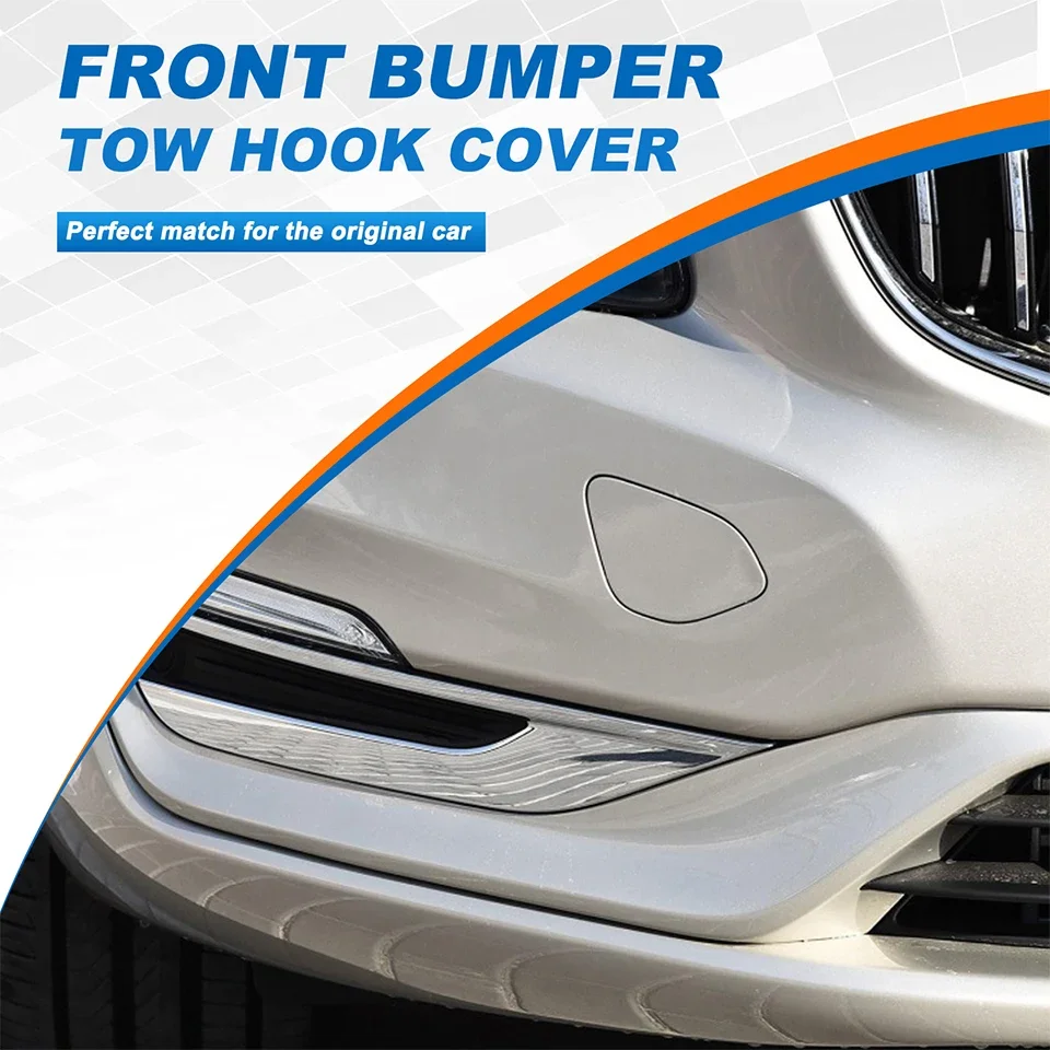 Front Bumper Tow Hook Tampa da tampa do olho para Volvo, Tampa do reboque do reboque, S60, S60L, V60, 2014, 2015, 2016, 2017, 2018, 39820294, 31323839