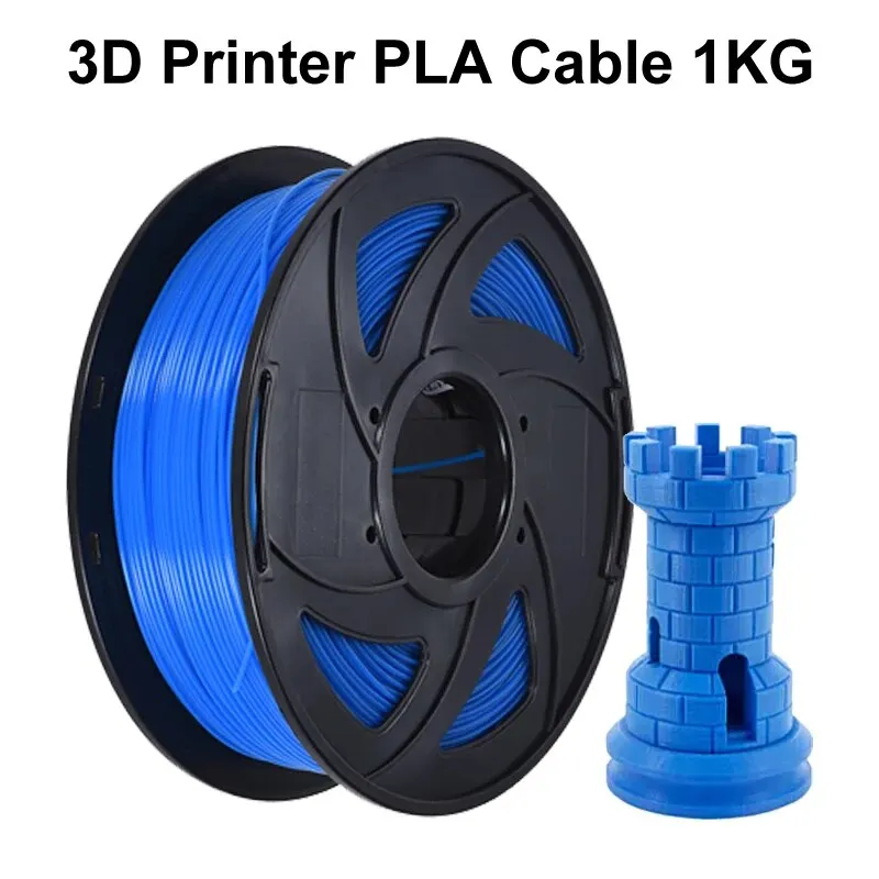 Cavi Pla per stampanti 3D a colori da 1 kg Cavi per stampa 3D con filamento per stampante da 1,75 mm Accessorio per stampante 3D Stampante 3D Facile da stampare