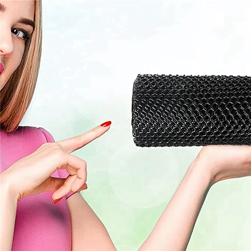 

4 Pcs 15.7 Inch X 10FT Plastic Chicken Fence Mesh,Hexagonal Fencing Wire For Gardening, Poultry,Chicken Wire Frame Black