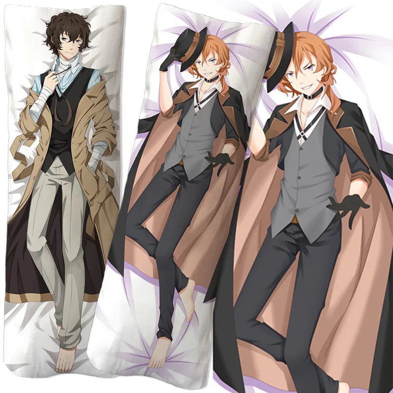 

Anime Bungo Stray Dogs Dakimakura Dazai Osamu Pillowcase Cushion Cover Hugging Body Pillow Case Pillow Cover Home Decoration