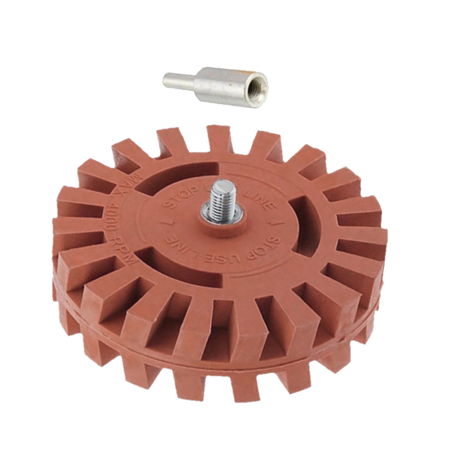 1pc 20Mm 4 Zoll Gummi Entschleimung Rad Für Aufkleber Klebstoff Entfernung Auf Metall Glas Holz Fiberglas Pneumatische radiergummi Rad