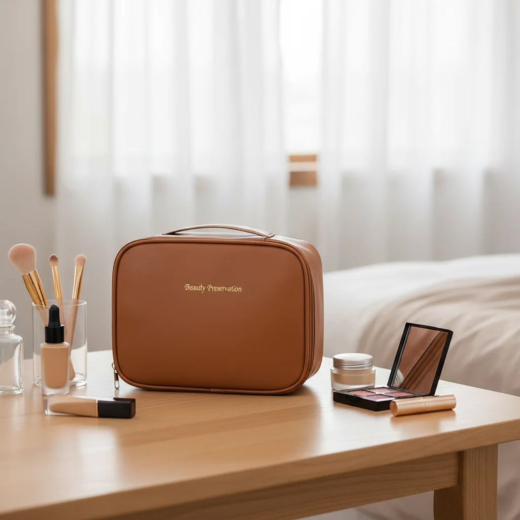 

Minimalist Handbag Detachable Large Capacity Women's Makeup Bag Travel Essential Toiletry Storage Bag Ladies' Tote Bag 2026 New