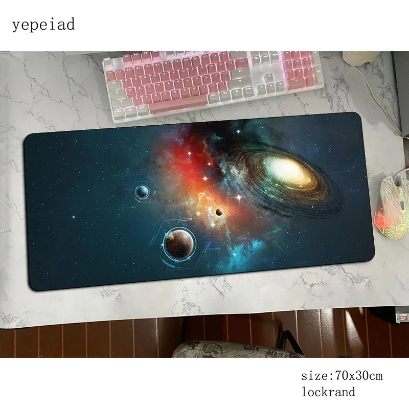 

Uncanny Universe mousepad 90x40cm cool new Computer mouse mat gamer gamepad HD pattern gaming mousemat desk pad office padmouse