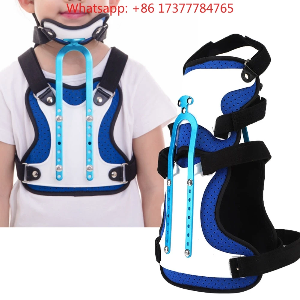 Children Neck Chest Support Correction Oblique Cervical Vertebra Spine Injury Protection During Rehabilitation Fixed Head Crutch