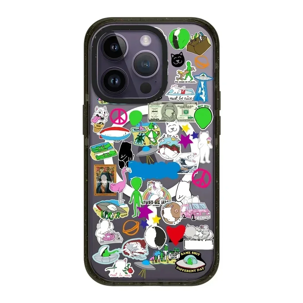 

Magsafe Acrylic Spoof Cat Phone Case Cover for iPhone 11 12 13 14 15 Pro Max Case for iPhone 15 ProMax